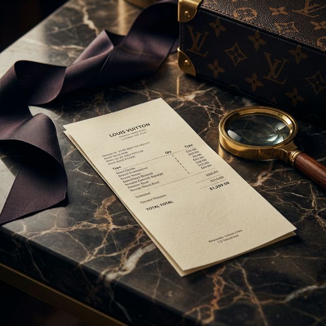 Gucci & Louis Vuitton Receipts: What They Look Like and How to Spot a Fake
