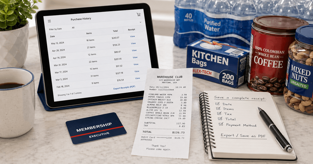 Costco Purchase History: How to Find Old Receipts