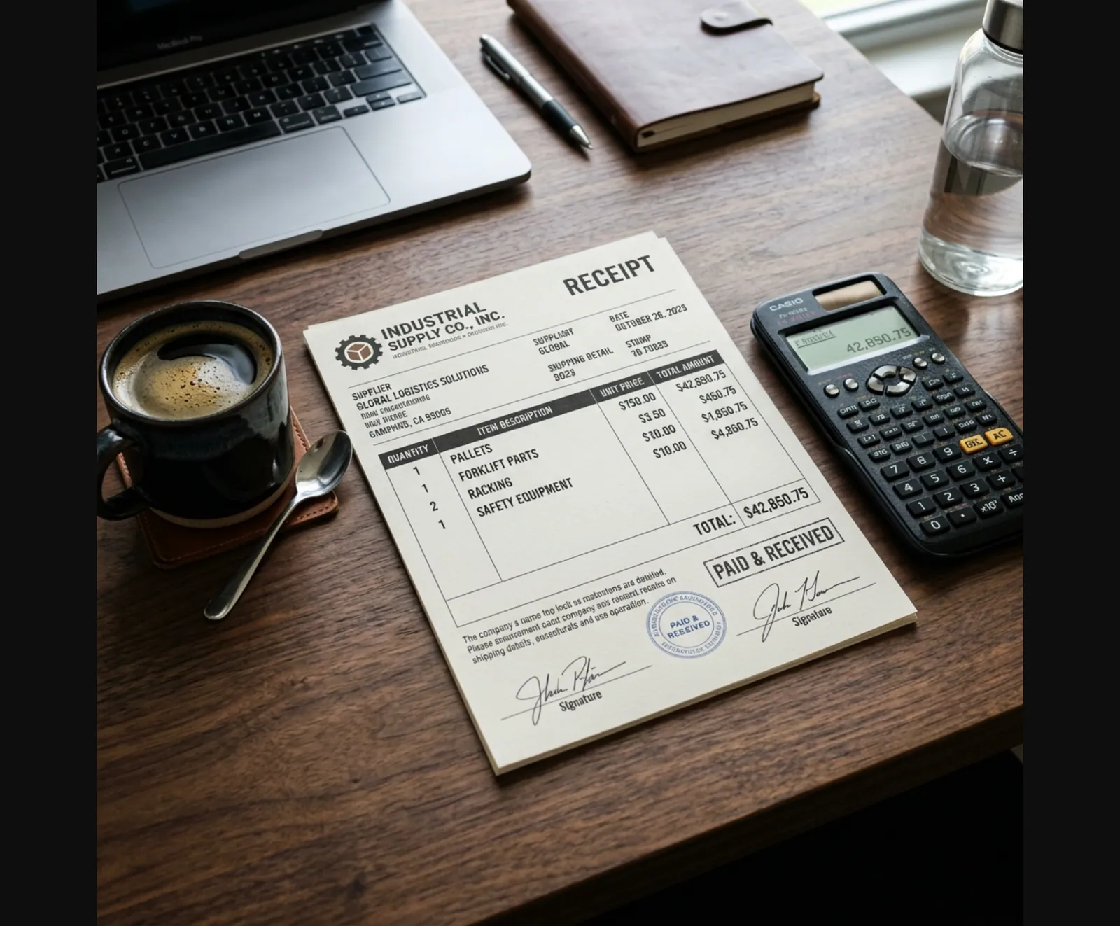 Costco Receipt for Reimbursement