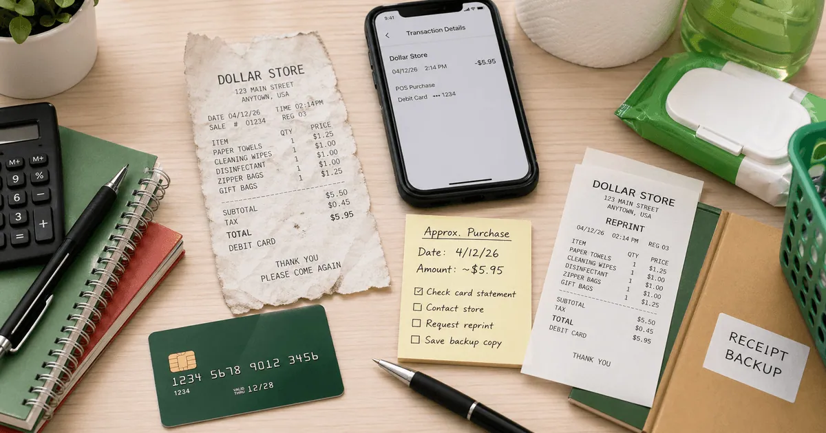 Lost Dollar Tree Receipt: How to Recover Purchase Details