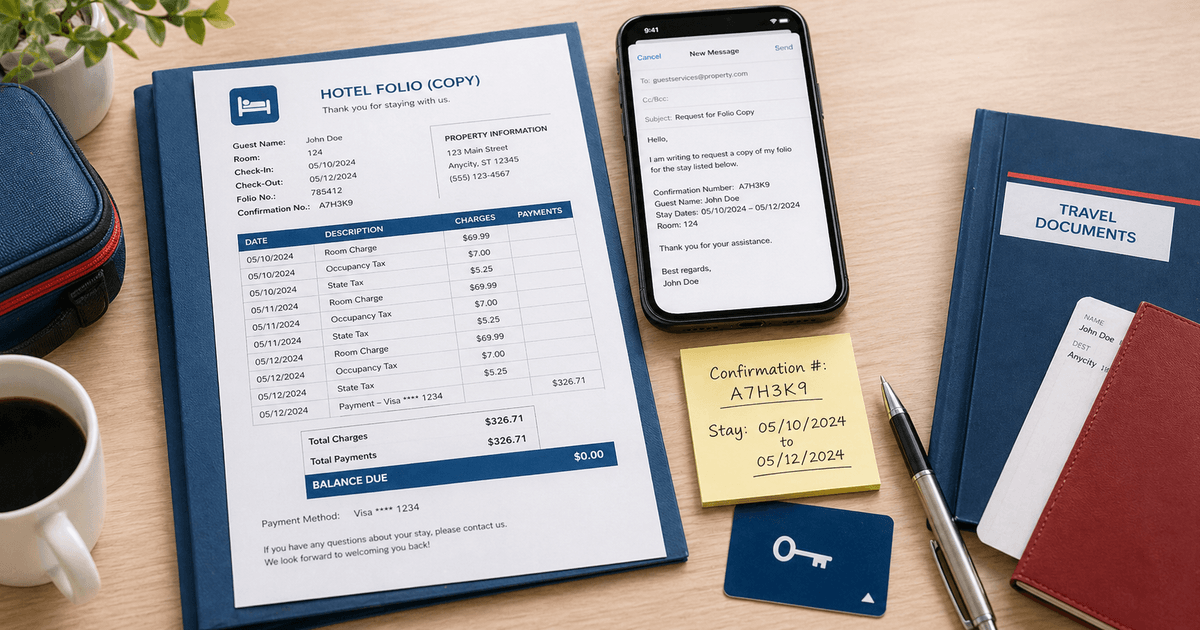 Lost Motel 6 Receipt: How to Recover a Missing Folio