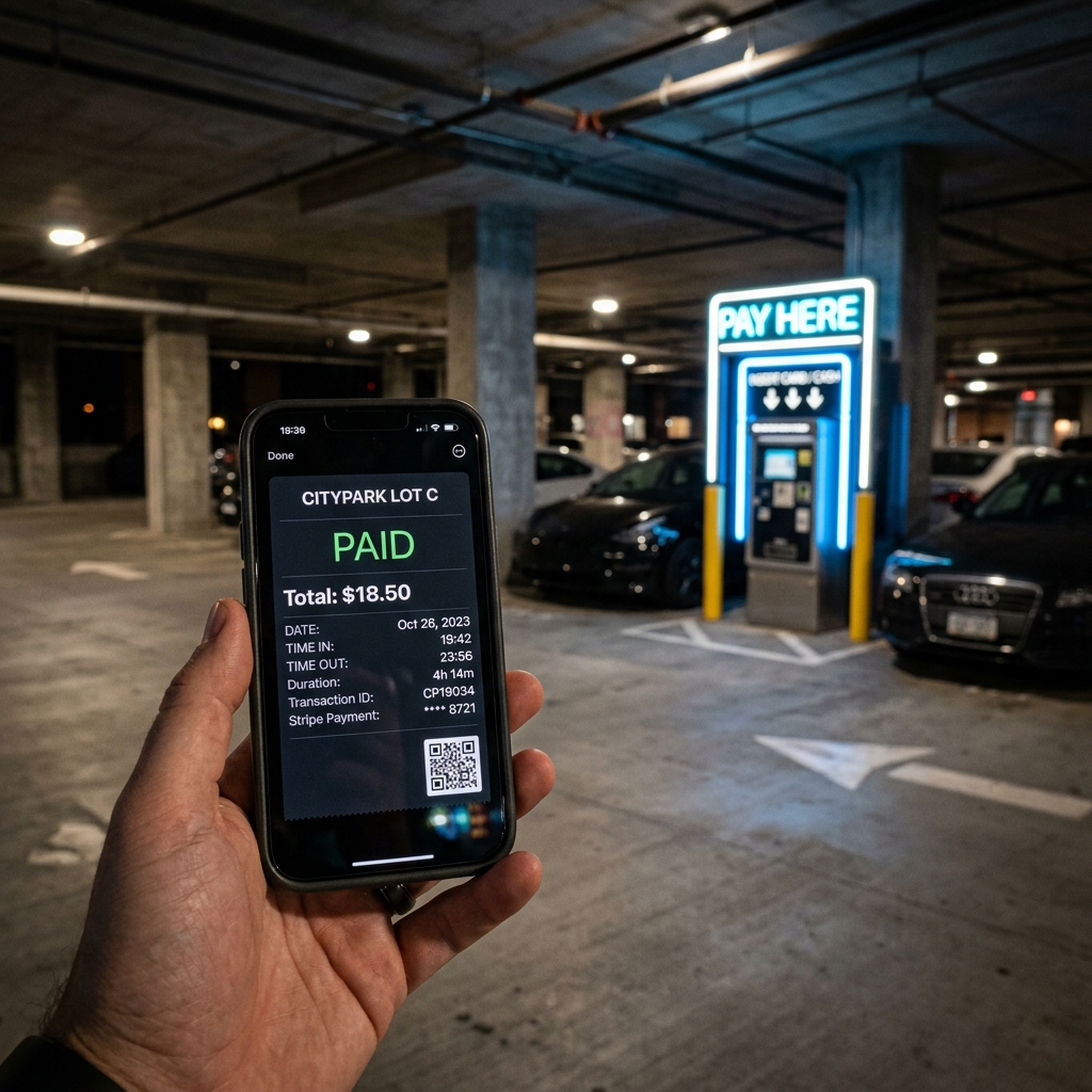 Lost Parking Receipt