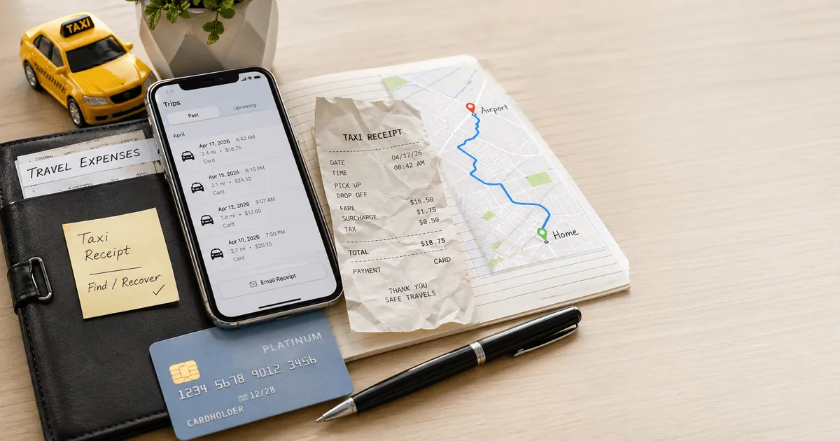 Lost Taxi Receipt: How to Recover Your Cab Fare Details