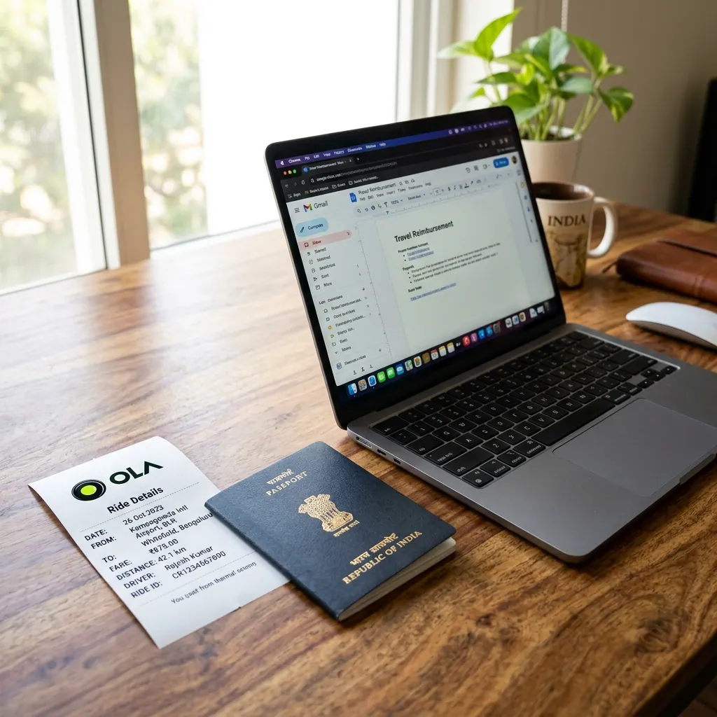 Ola Receipt for Reimbursement