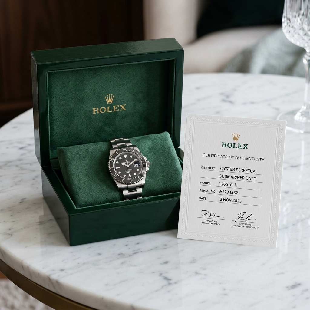 Printable Rolex Receipt PDF