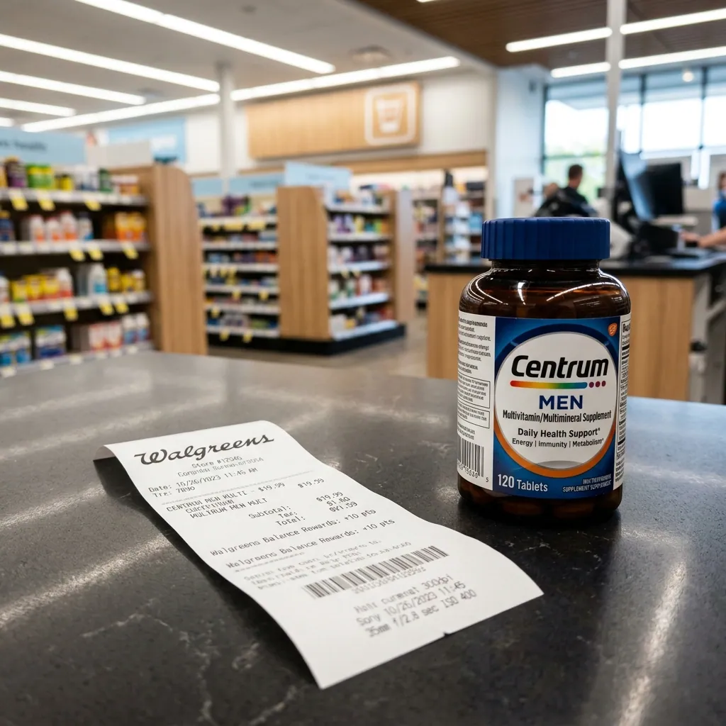 Printable Walgreens Receipt PDF