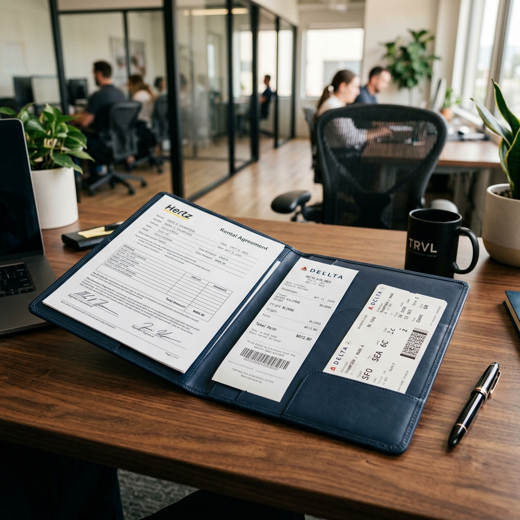 Rental Car Receipt for Reimbursement